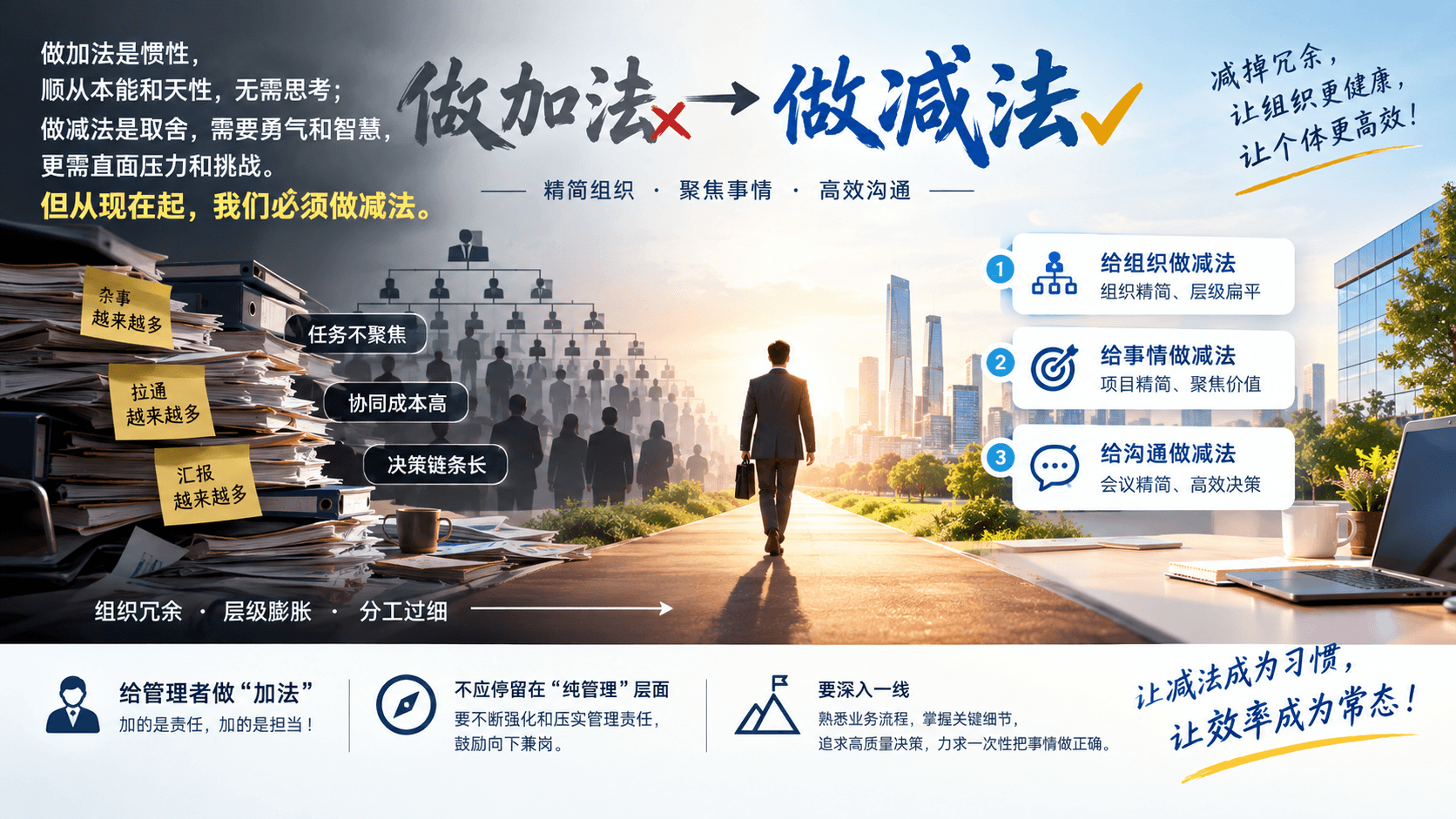 在 AI 时代，你更应明白：效率藏在减法里面